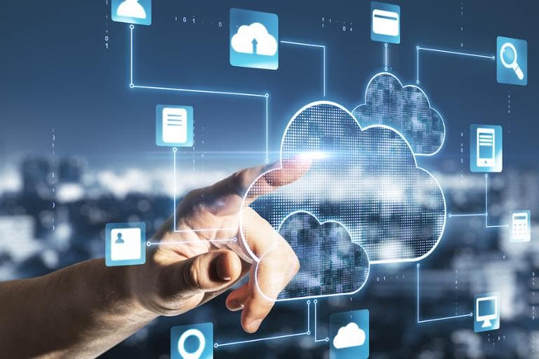 Cloud Computing service illustration